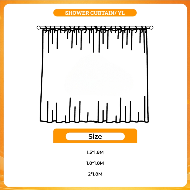 3D shower curtain - Wistoria: Wand and Sword