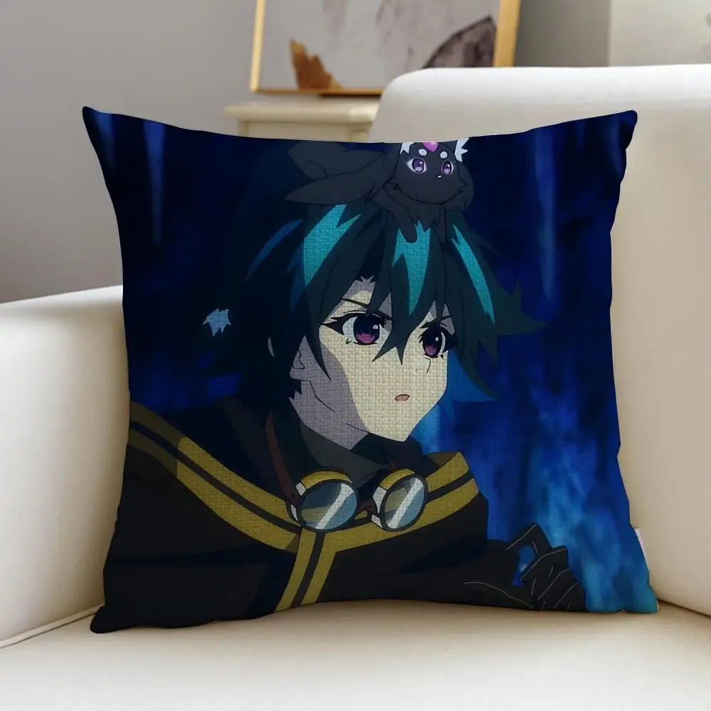 Anime Wistoria Wand and Sword RetroThrow Pillow