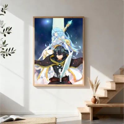 Hot Design Wistoria Wand and Sword Classic Wall Art