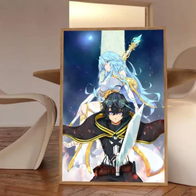 Hot Decor Wistoria Wand and Sword Wonderfull Wall Art