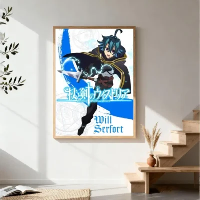 Hot Item Wistoria Wand and Sword Will Serfort Wall Art