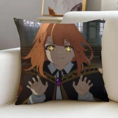Anime Wistoria Wand and Sword Colette Loire Throw Pillow
