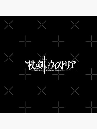 Alternative view of Wistoria Wand And Sword Logo Bassic Throw Pillow