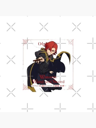 Alternative view of Anime Wistoria Wand And Sword Sion Ulster Shower Curtain