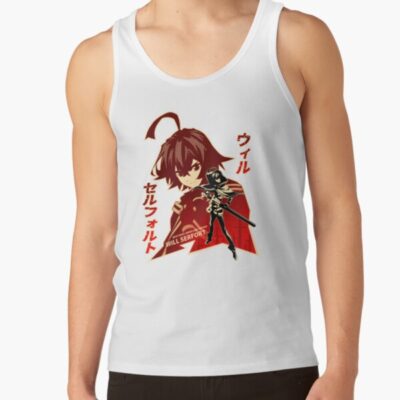 Alternative view of Wistoria: Wand and Sword Will Serfort Silhouette Tank Top