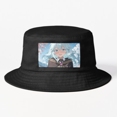 Elfaria Albis Wistoria Wand Sword Blushing Spring Breeze Bucket Hat