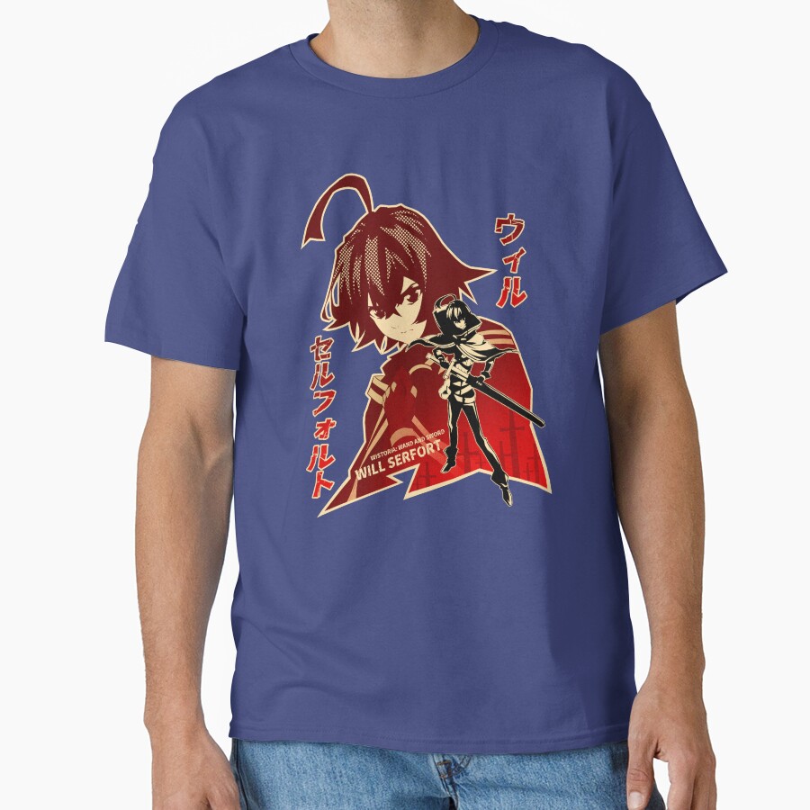 Wistoria: Wand and Sword Will Serfort Silhouette T-shirt - Image 5