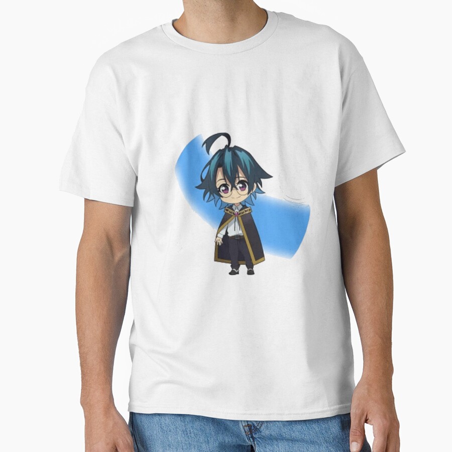 Wistoria Wand And Sword Will Serfort Blue Design T-shirt - Image 2