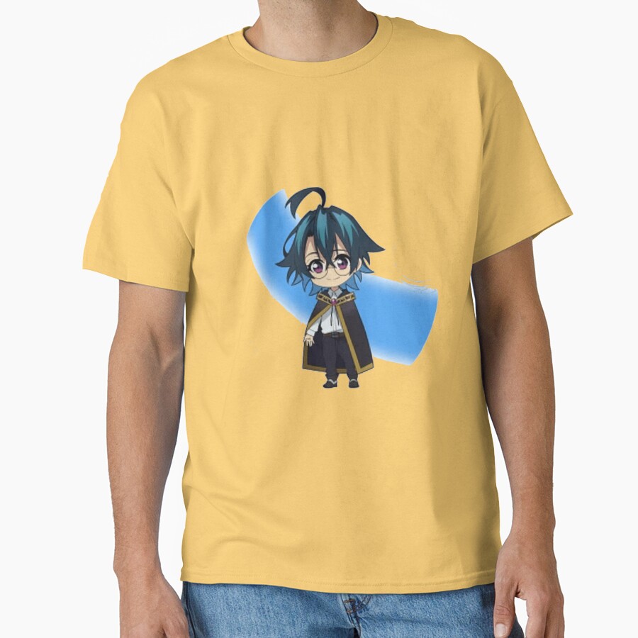 Wistoria Wand And Sword Will Serfort Blue Design T-shirt - Image 6