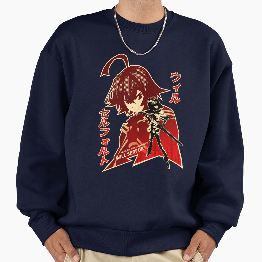 Wistoria: Wand and Sword Will Serfort Silhouette Sweatshirt - Image 5