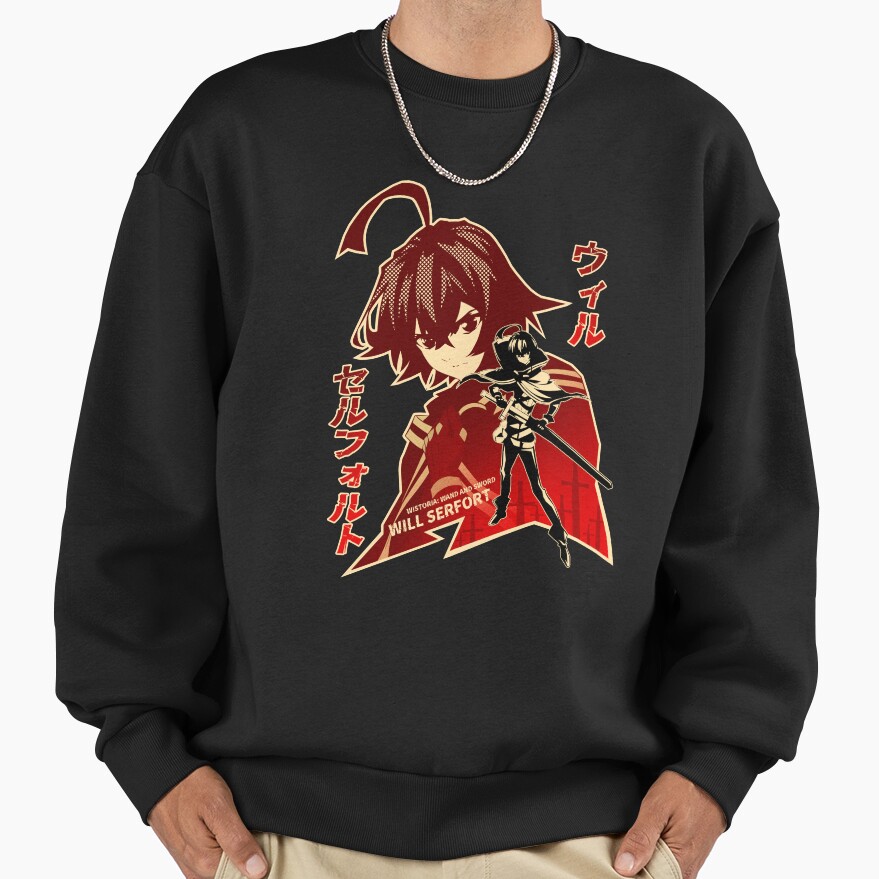 Wistoria: Wand and Sword Will Serfort Silhouette Sweatshirt - Image 2