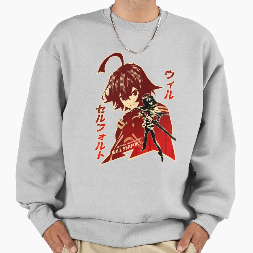 Wistoria: Wand and Sword Will Serfort Silhouette Sweatshirt - Image 4