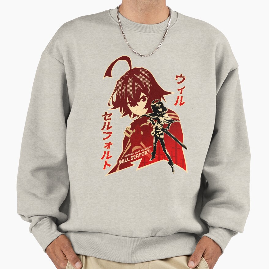 Wistoria: Wand and Sword Will Serfort Silhouette Sweatshirt - Image 3
