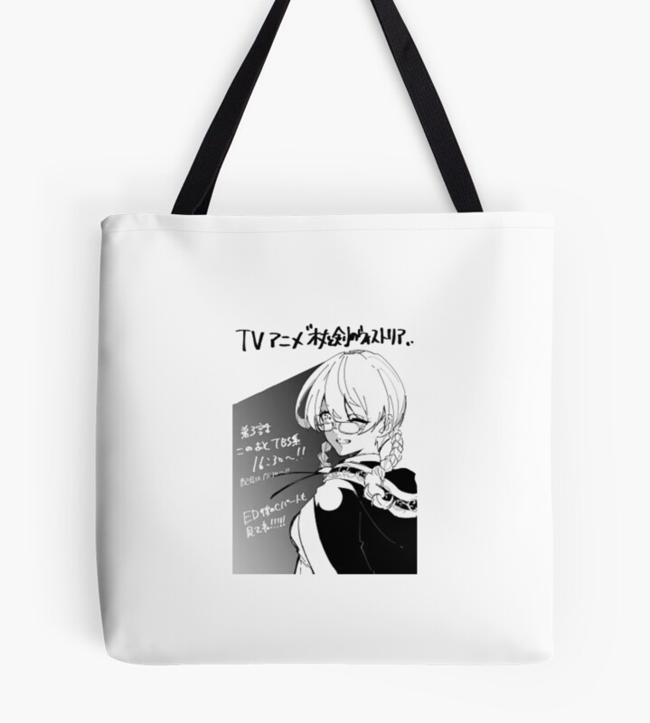 Wistoria Wand And Sword Iris X. Stella Maris Black & White Tote Bag