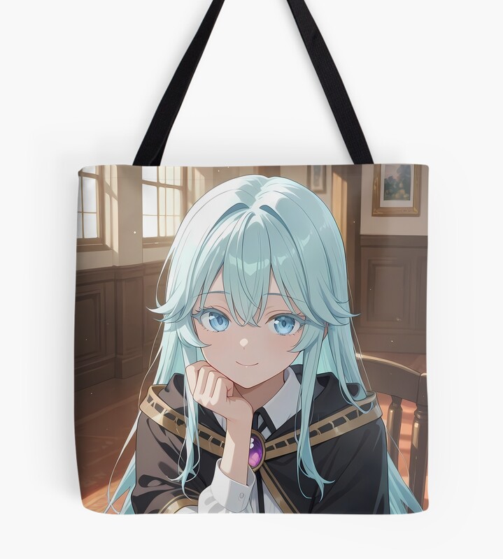 Elfaria Albis Serfort Wistoria Wand And Sword Sunlit Gaze Tote Bag