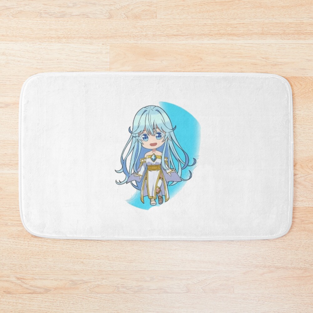 Wistoria Wand And Sword Elfaria Albis Serfort Chibi Bath Mat