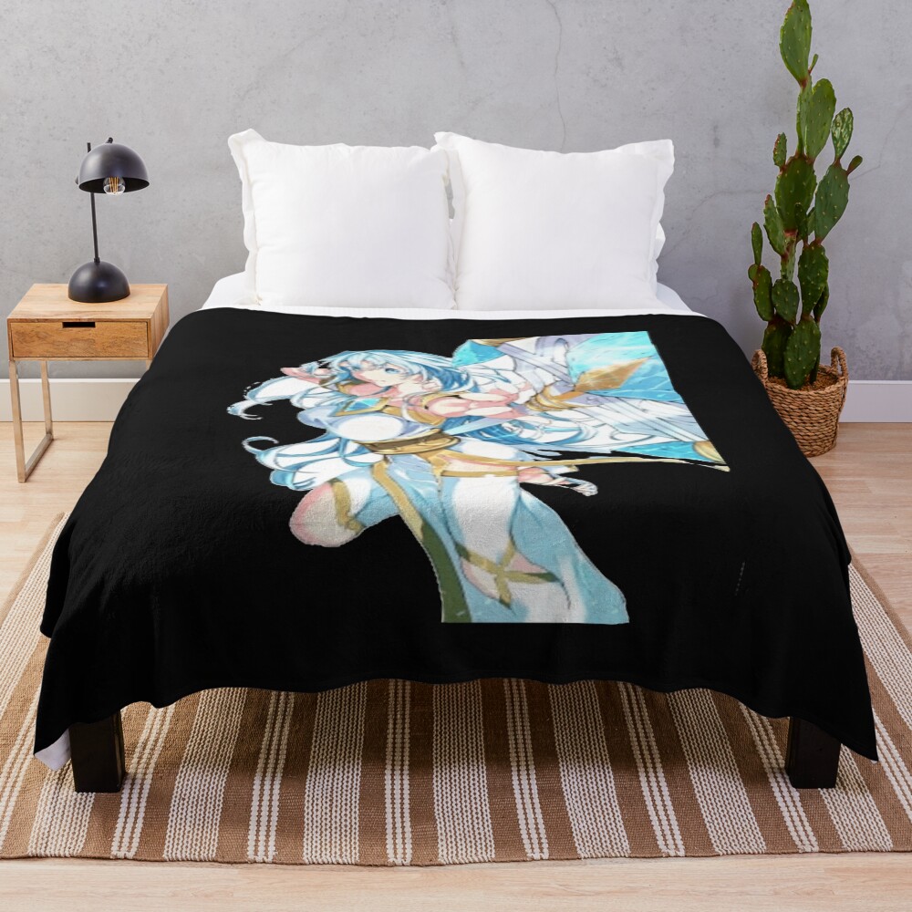 Wistoria Wand And Sword Elfaria Albis Serfort So Beautifull Throw Blanket