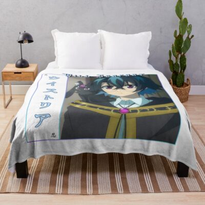 Anime Wistoria: Wand And Sword Will Serfort Fantasy Throw Blanket