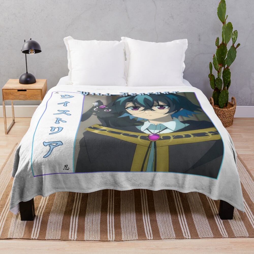 Anime Wistoria: Wand And Sword Will Serfort Fantasy Throw Blanket