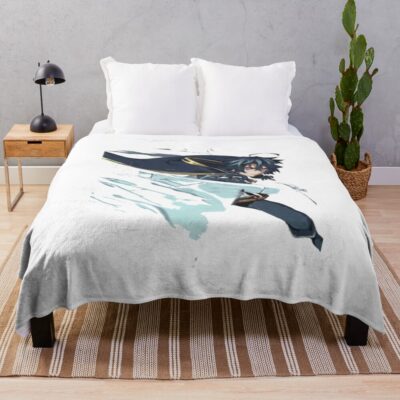 Wistoria Wand And Sword Will Serfort Throw Blanket