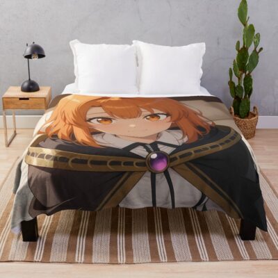 Colette Loire Wistoria Wand And Sword Cozy Bedroom Smile Throw Blanket