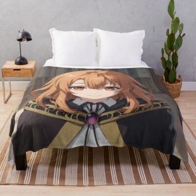 Colette Loire Wistoria Wand And Sword Elegant Hallway Portrait Throw Blanket