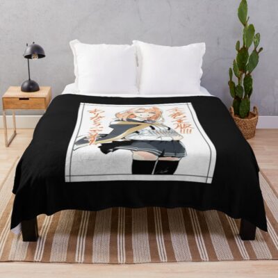 Wistoria Wand And Sword Colette Loire Smile Throw Blanket