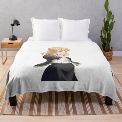 Anime Wistoria Wand And Sword Lihanna Owenzaus Throw Blanket