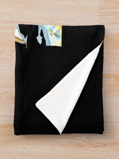 Alternative view of Wistoria Wand And Sword Characters Colorfull Throw Blanket