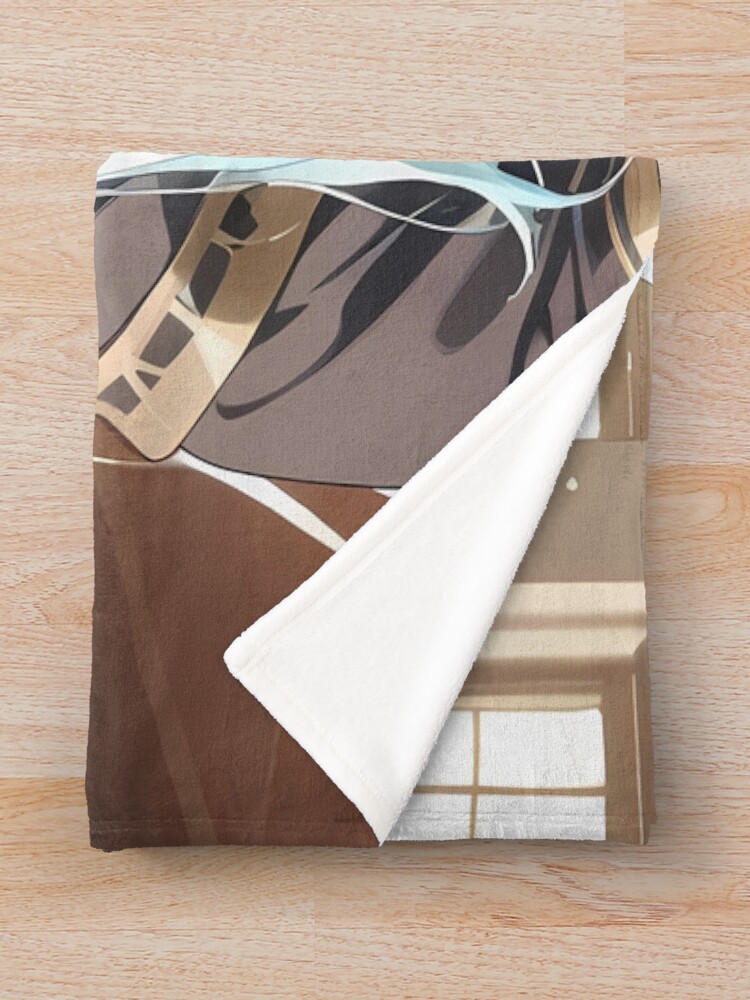 Elfaria Albis Serfort Wistoria Wand And Sword Sunlit Gaze Throw Blanket - Image 2