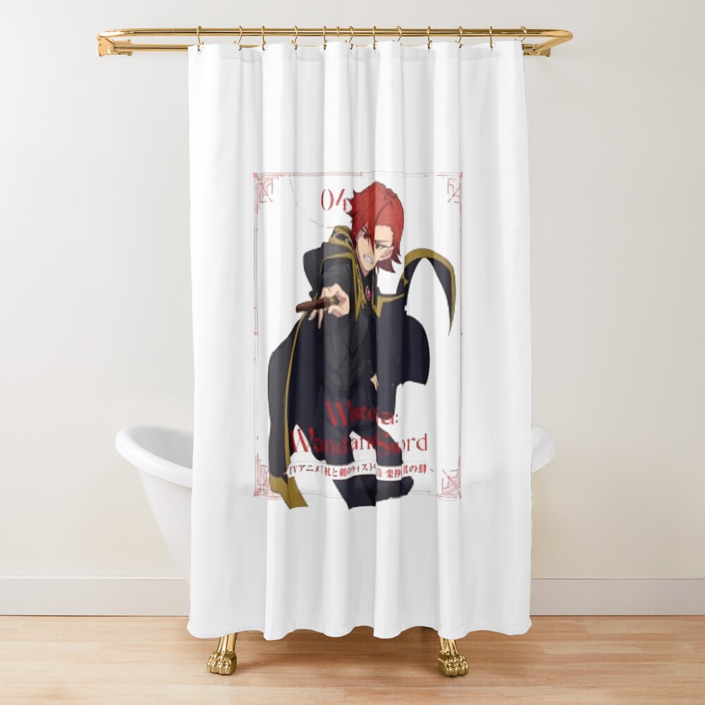 Anime Wistoria Wand And Sword Sion Ulster Shower Curtain