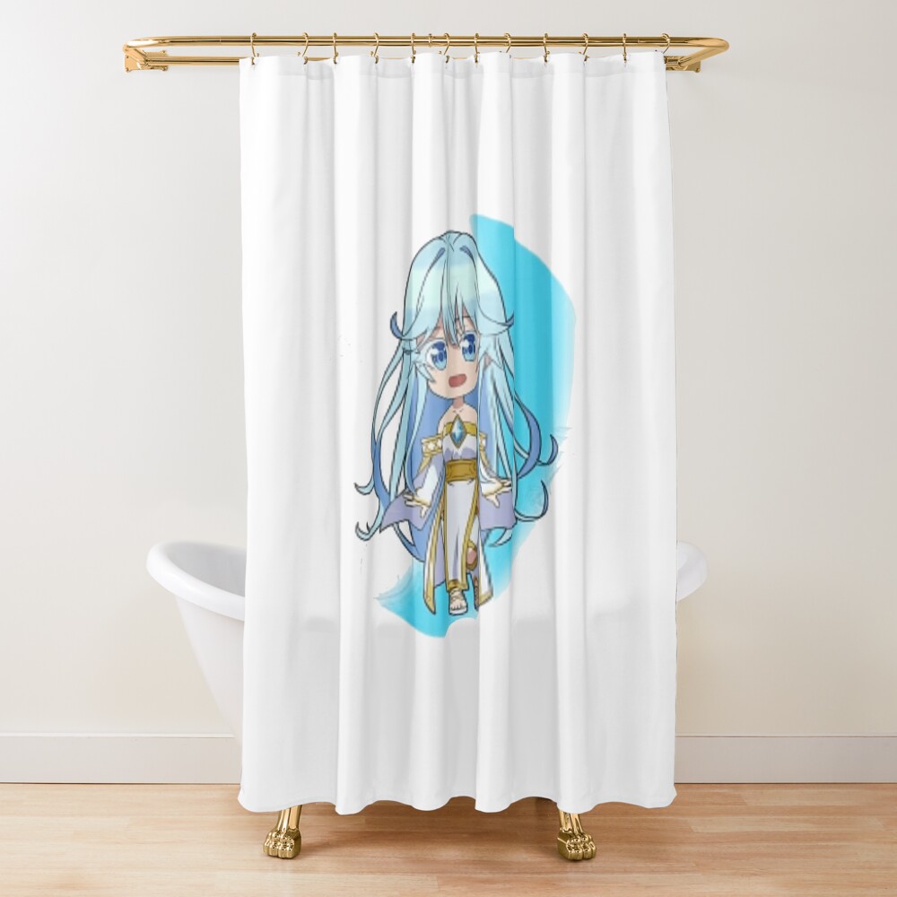 Wistoria Wand And Sword Elfaria Albis Serfort Chibi Shower Curtain