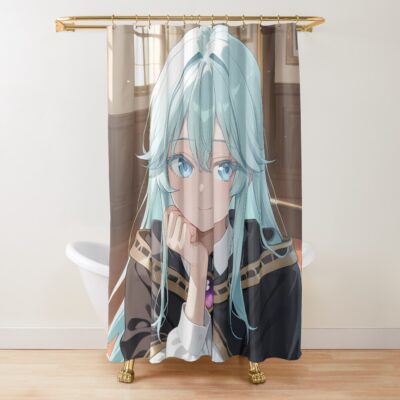 Elfaria Albis Serfort Wistoria Wand And Sword Sunlit Gaze Shower Curtain