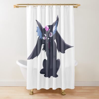 Bleh Kiki Wistoria: Wand And Sword Shower Curtain