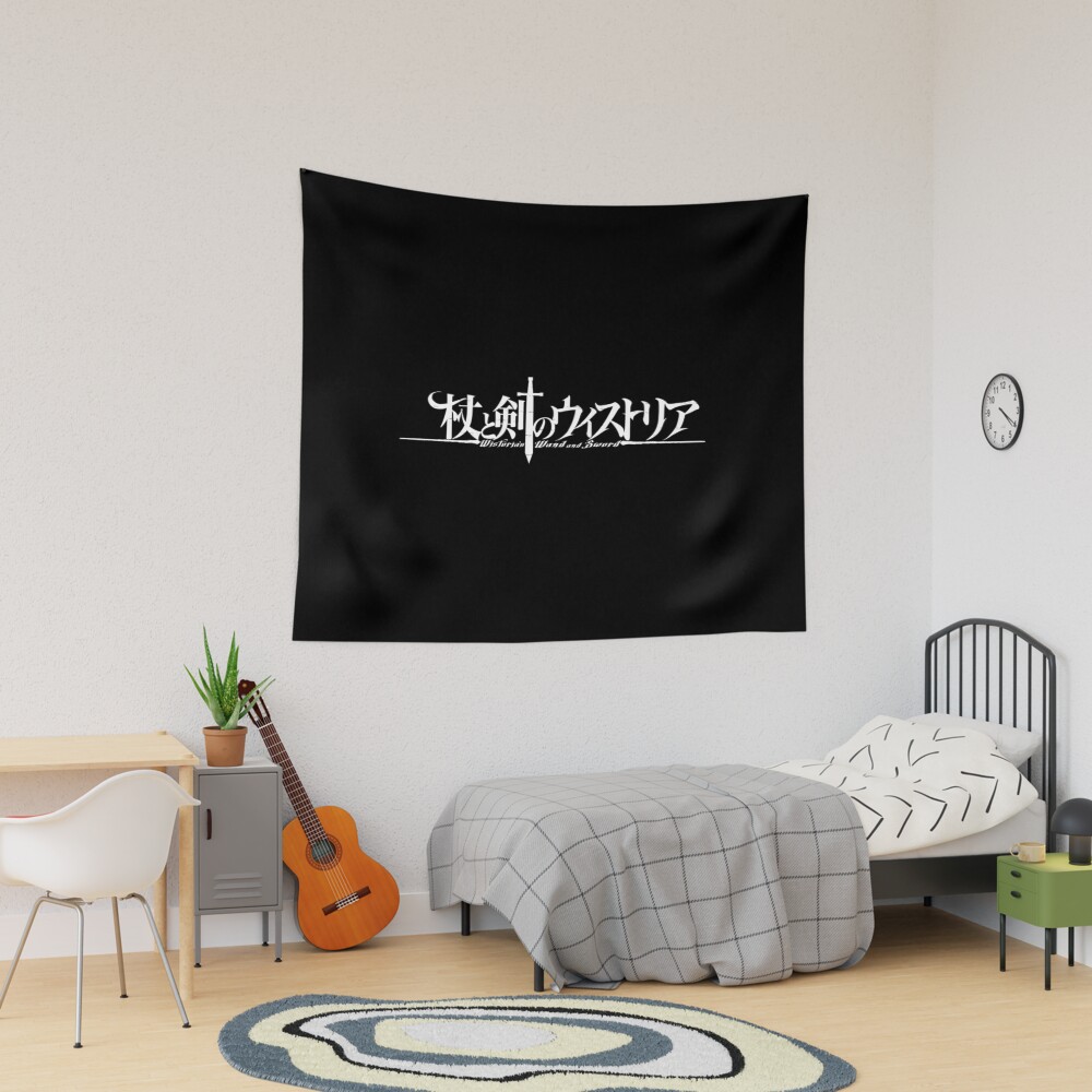 Wistoria Wand And Sword Logo Bassic Tapestry