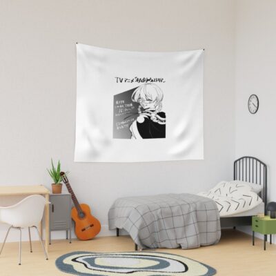 Wistoria Wand And Sword Iris X. Stella Maris Black & White Tapestry