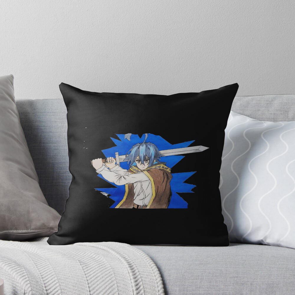 Best Selling Wistoria Wand And Sword Julius Rainburg Throw Pillow