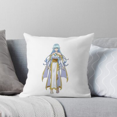 Wistoria Wand And Sword Elfaria Albis Serfort Unique Throw Pillow