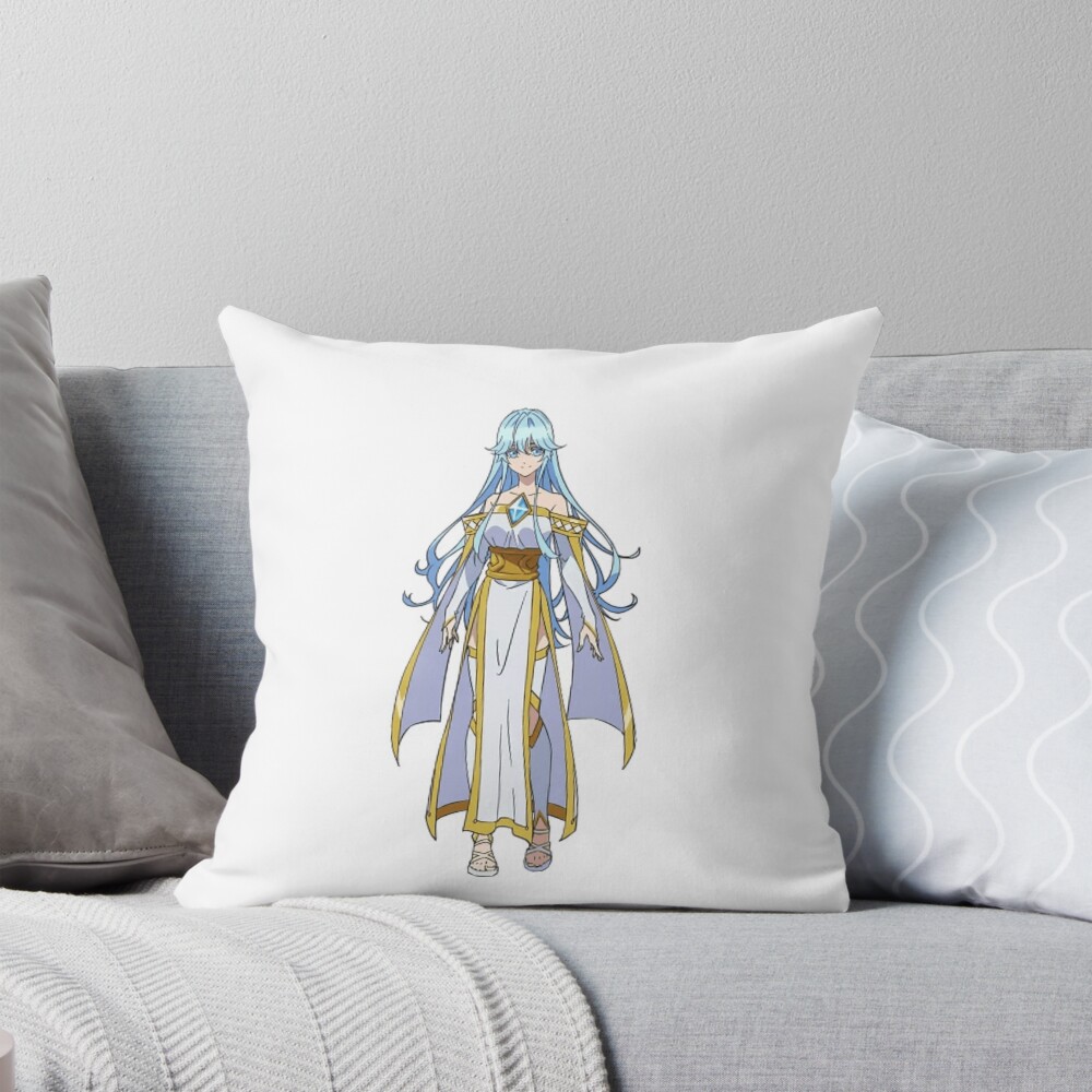 Wistoria Wand And Sword Elfaria Albis Serfort Unique Throw Pillow