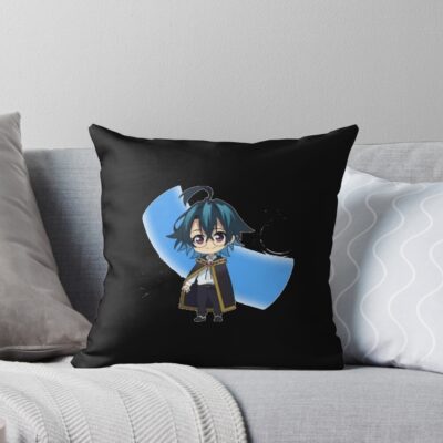 Wistoria Wand And Sword Will Serfort Chibi Throw Pillow