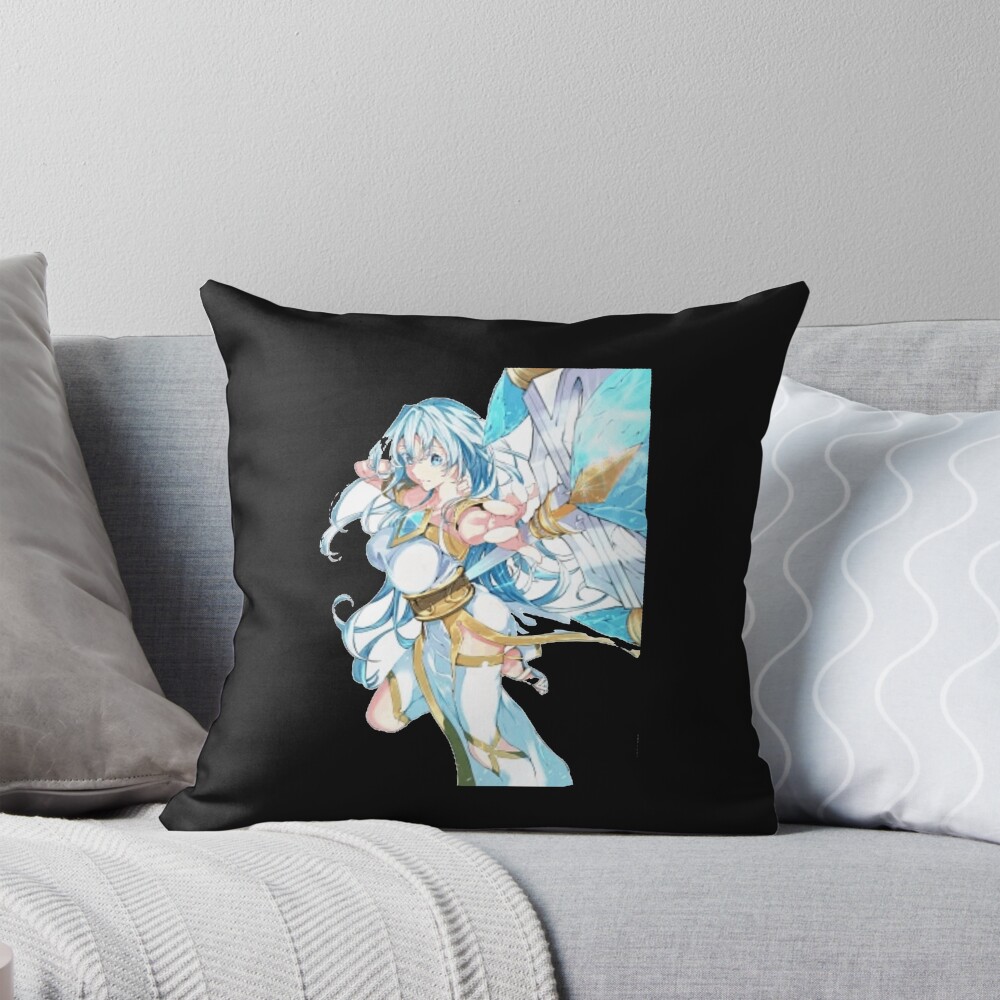 Wistoria Wand And Sword Elfaria Albis Serfort So Beautifull Throw Pillow