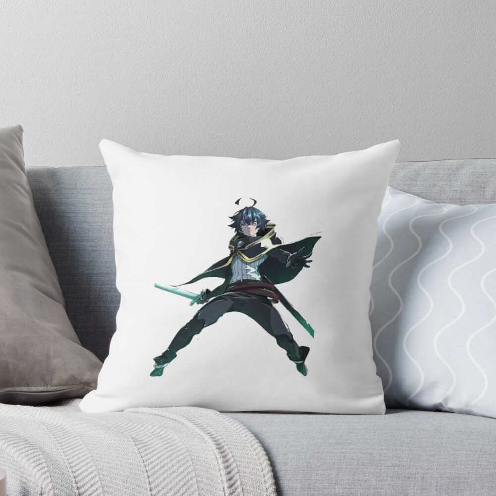 Tsue To Tsurugi No Wistoria Will Serfort Throw Pillow