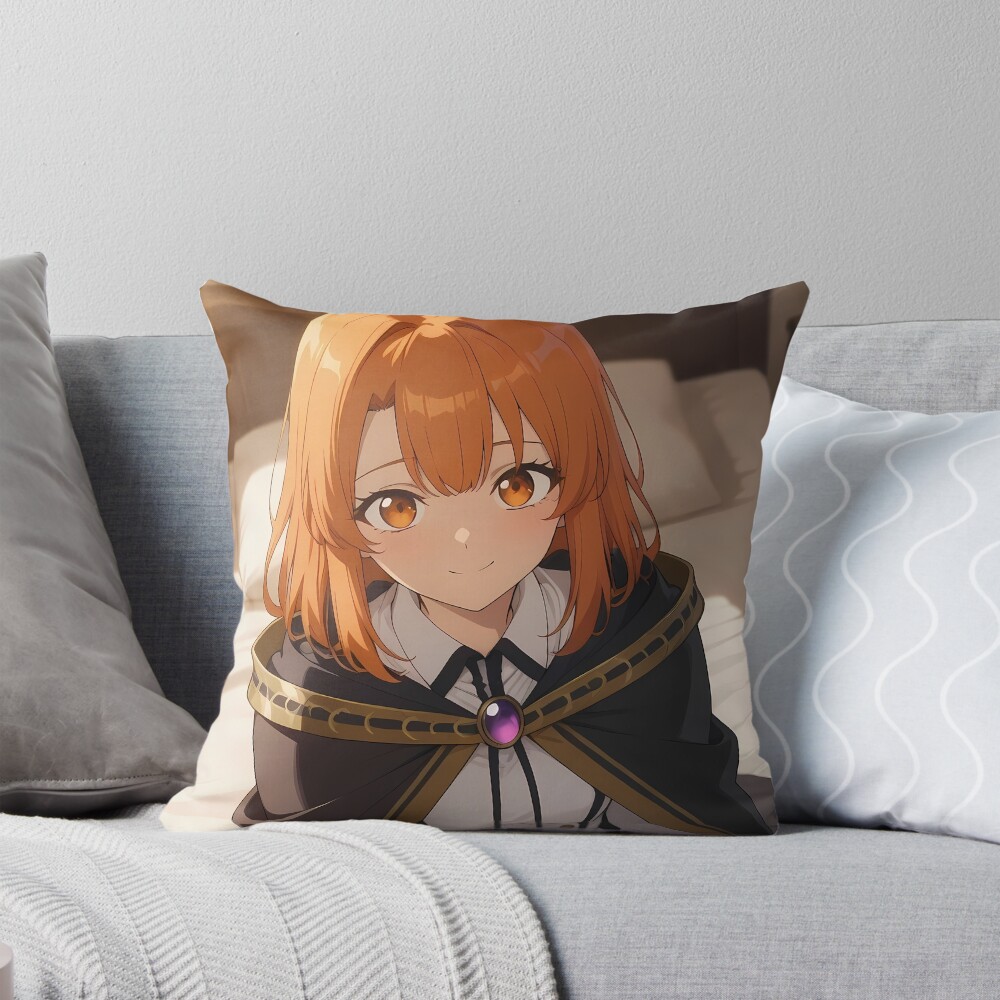 Colette Loire Wistoria Wand And Sword Cozy Bedroom Smile Throw Pillow