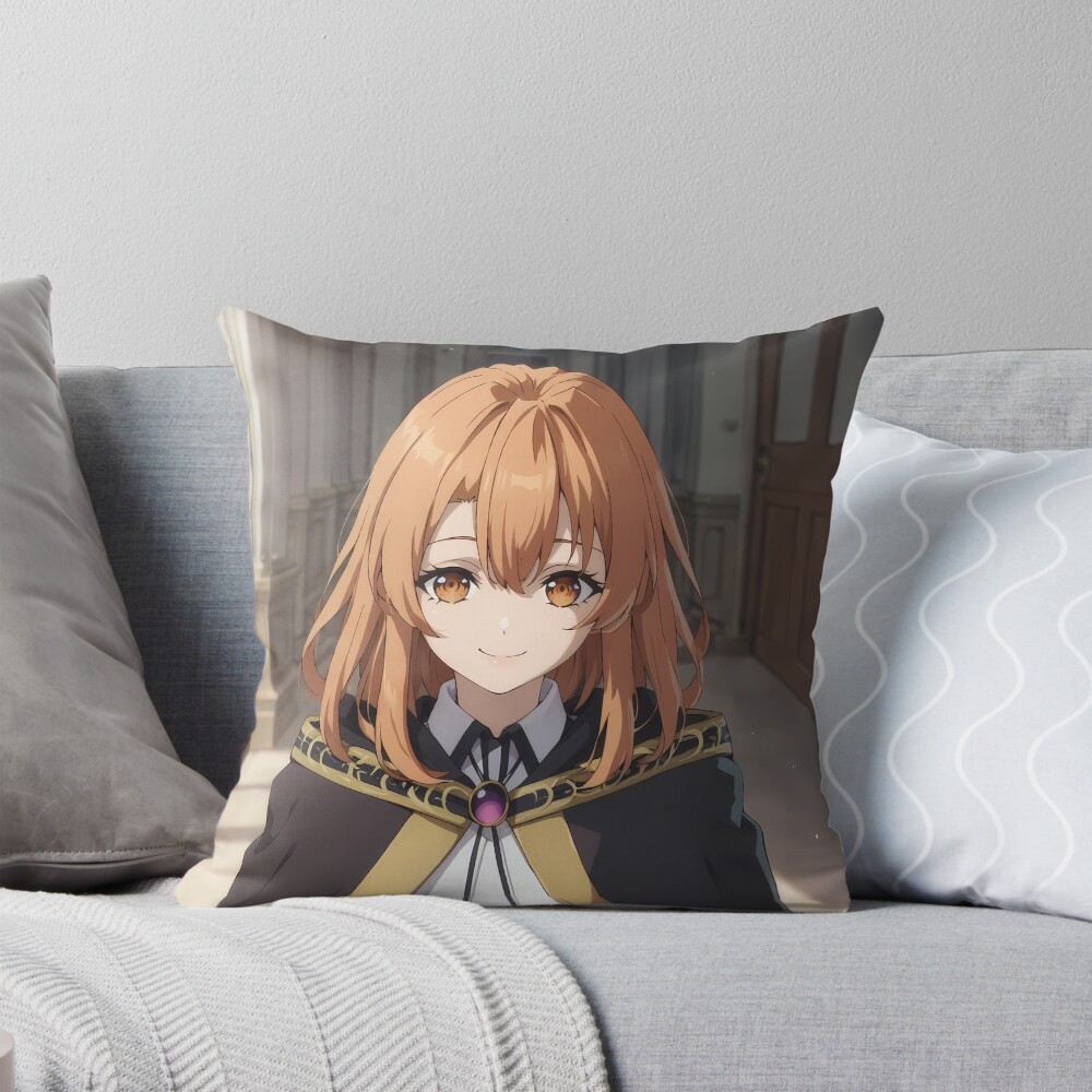 Colette Loire Wistoria Wand And Sword Elegant Hallway Portrait Throw Pillow